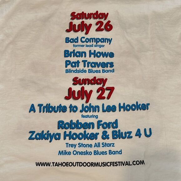 Vintage NWOT szXL authentic 2003  Pat Travers and Brian Howe autographed T-shirt - Picture 6 of 13